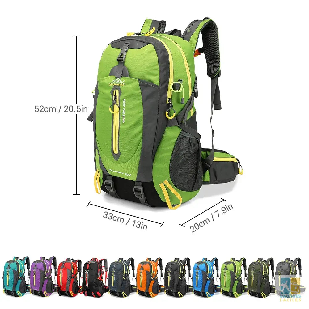 40L Water Resistant Travel Backpack Camping Hiking Laptop Daypack Trekking Climbing Back Bags For Men Women Hiking