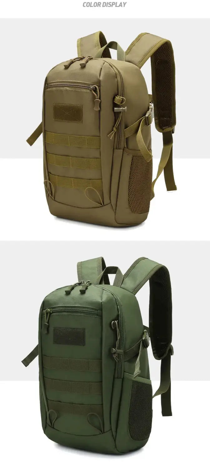 Sac à dos Dull étanche pour homme sacs de voyage en plein air petits sacs à dos de camping pêche chasse vert armée 25l