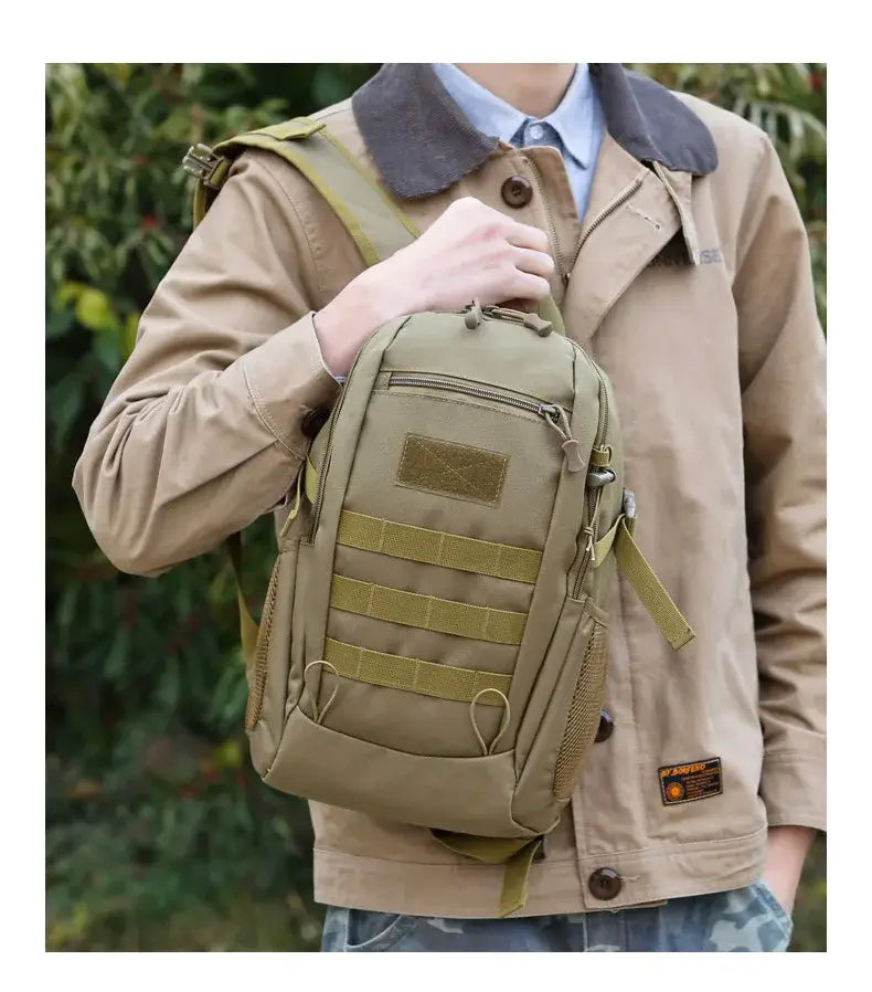 Sac à dos Dull étanche pour homme sacs de voyage en plein air petits sacs à dos de camping pêche chasse vert armée 25l