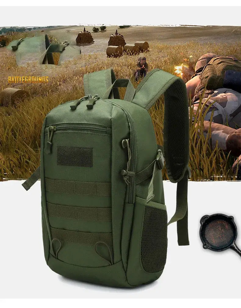 Sac à dos Dull étanche pour homme sacs de voyage en plein air petits sacs à dos de camping pêche chasse vert armée 25l