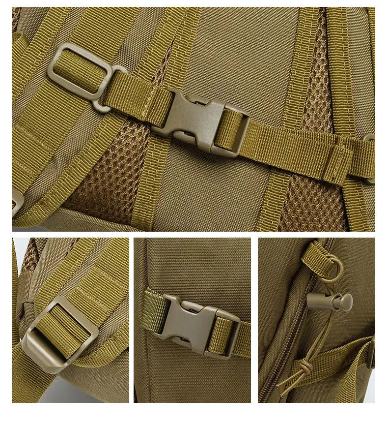 Sac à dos Dull étanche pour homme sacs de voyage en plein air petits sacs à dos de camping pêche chasse vert armée 25l