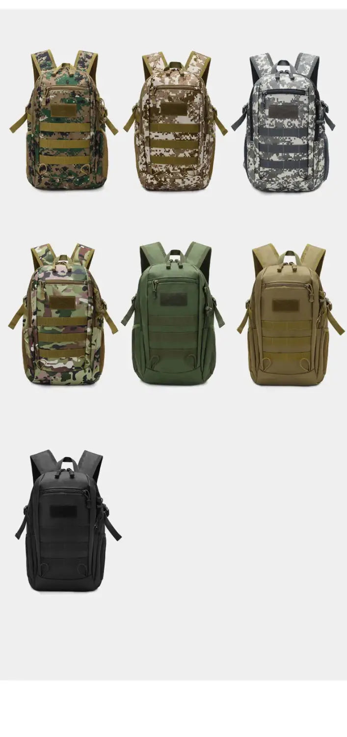 Sac à dos Dull étanche pour homme sacs de voyage en plein air petits sacs à dos de camping pêche chasse vert armée 25l