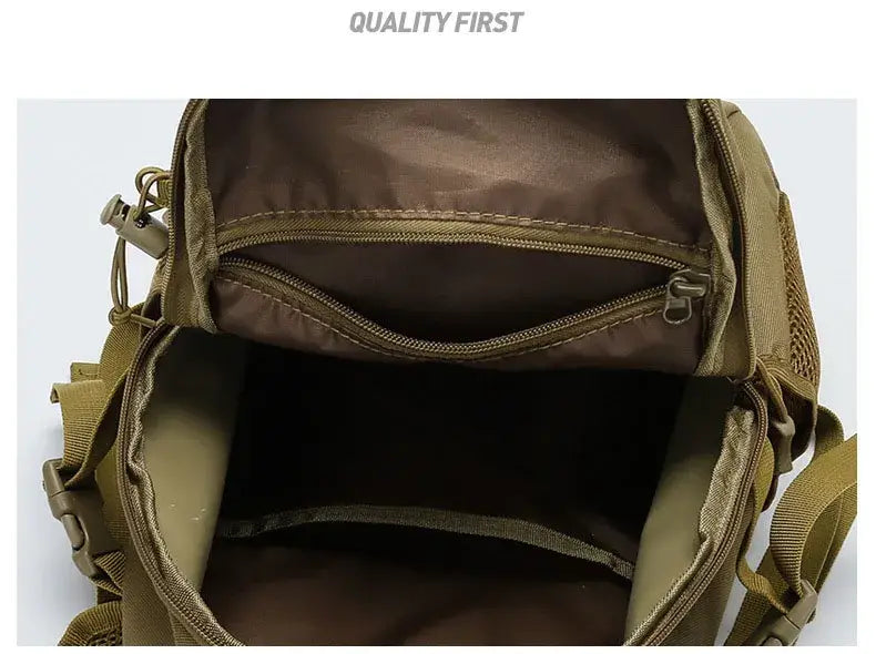 Sac à dos Dull étanche pour homme sacs de voyage en plein air petits sacs à dos de camping pêche chasse vert armée 25l