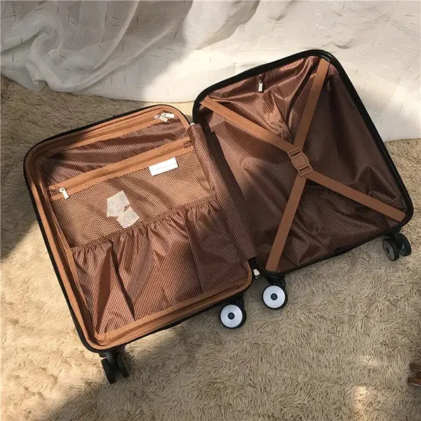 Valise cabine roulettes haut de gamme 20 pouces compatibilité aérienne