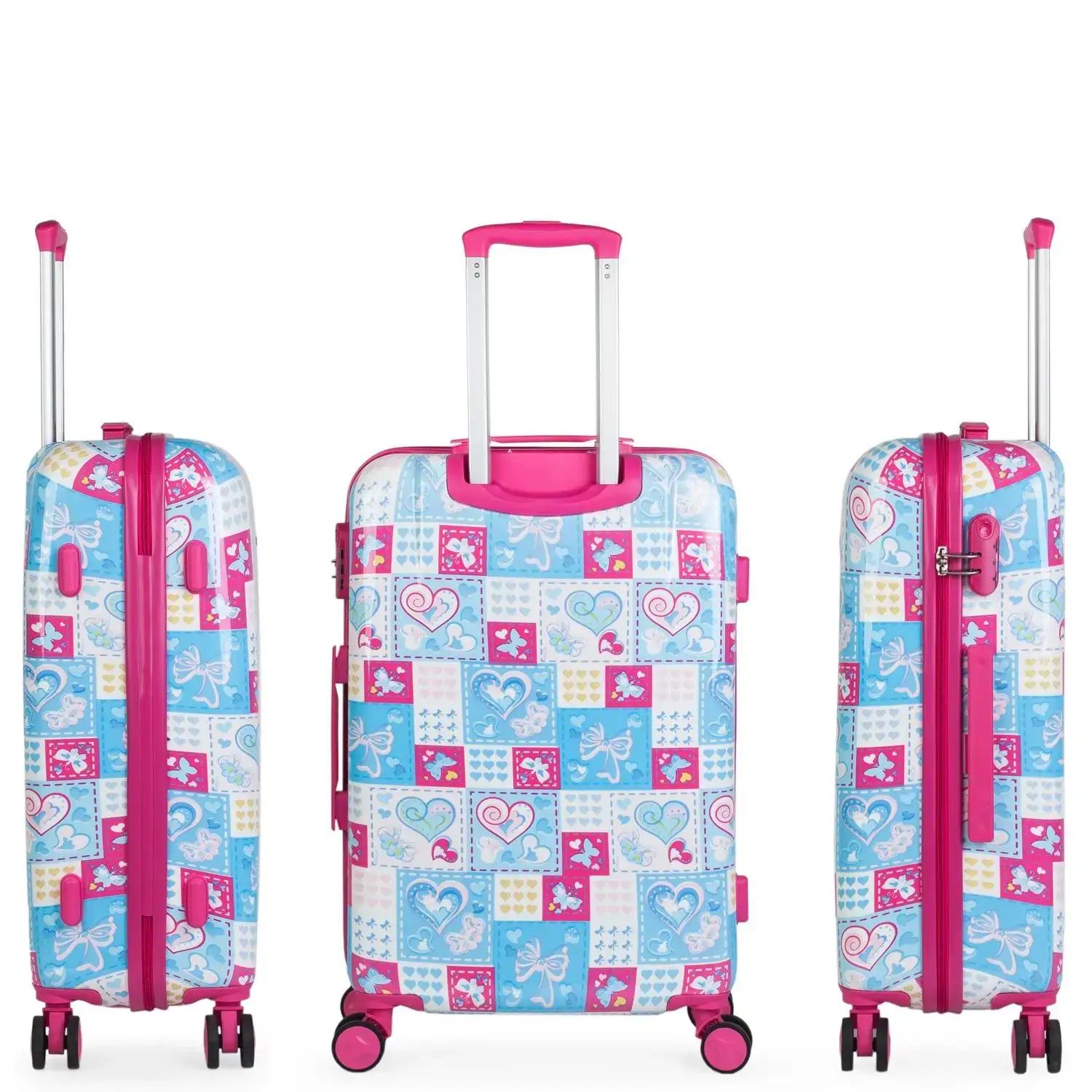 Valise Enfant Rigide 4 Roues 67 cm Compatible Toutes Compagnies