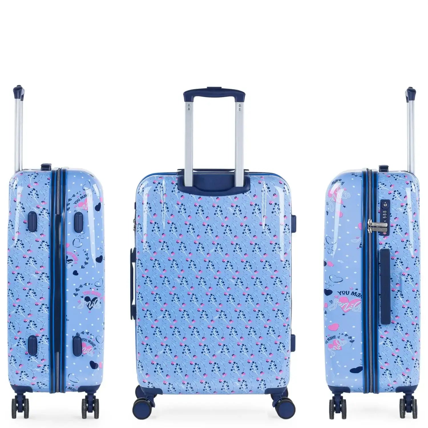 Valise cabine enfant rigide en polycarbonate 44x67x24 cm