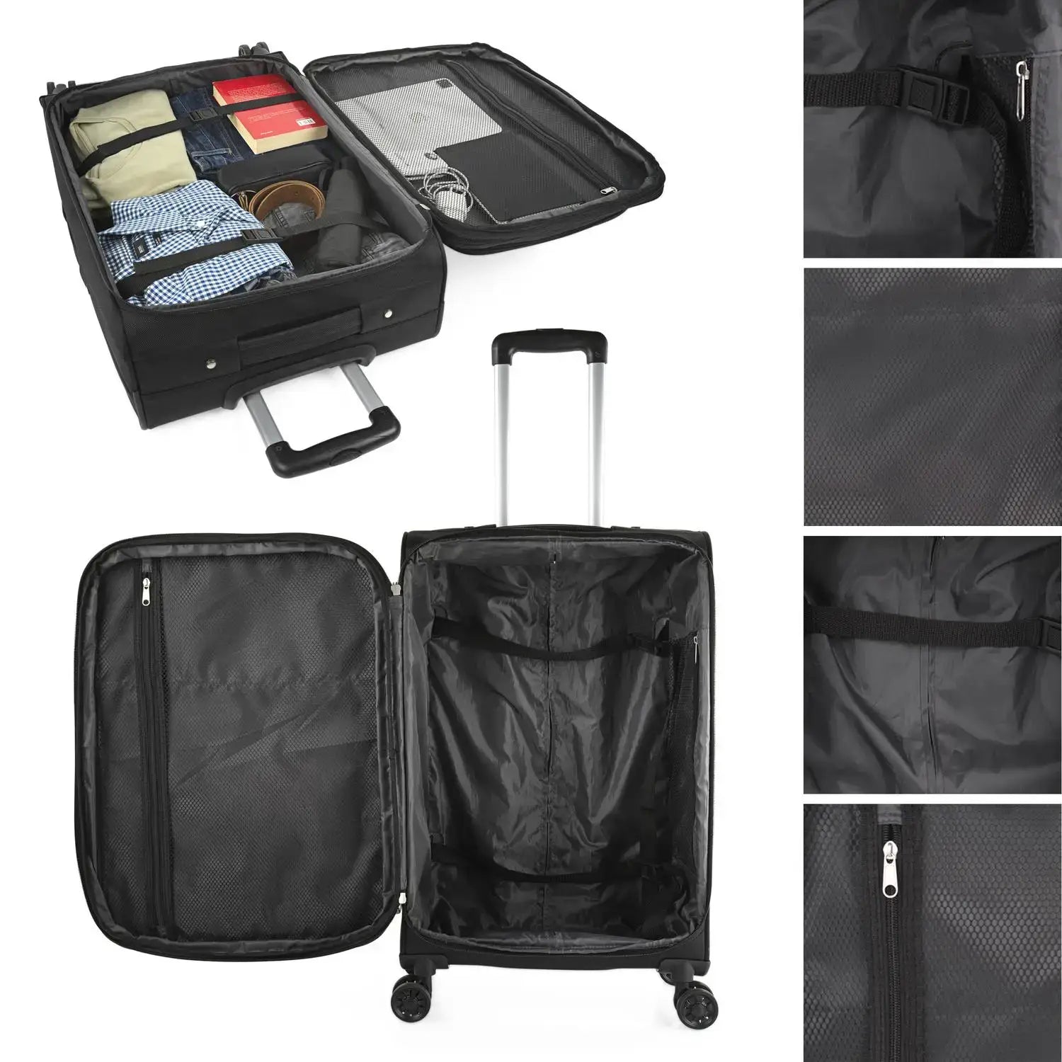 Travel luggage game-Set light travel suitcases. Large suitcase medium suitcase and suitcase cabin-travel luggage set