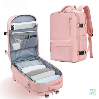 Backpack 40x30x20 Airplane Cabin Hand Luggage Backpack Laptop Backpack for Aeroplane Travel School Backpacks - Pink