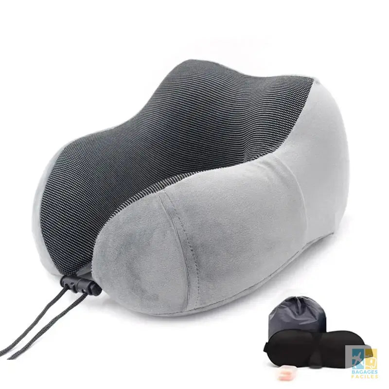 Coussin de Voyage U - Shape en Mousse Mémoire - Léger et Pratique - Bagages Faciles