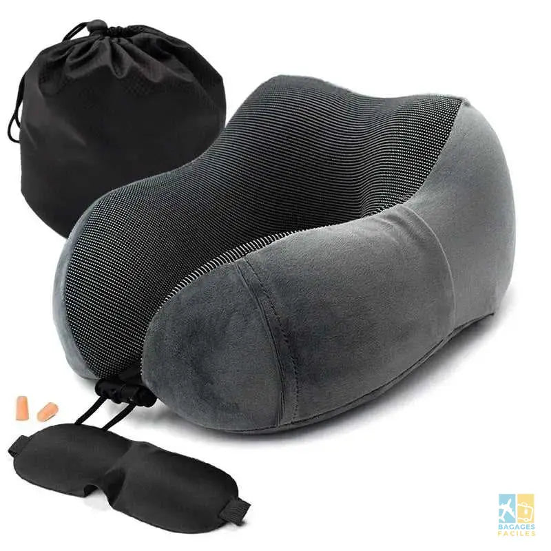 Coussin de Voyage U - Shape en Mousse Mémoire - Léger et Pratique - Bagages Faciles