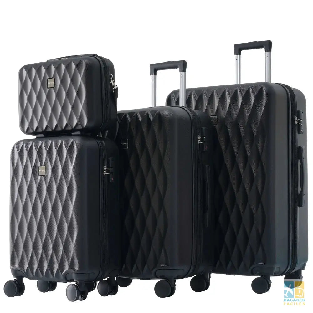 Ensemble de valises cabine et soute compatible compagnies aériennes - Bagages Faciles