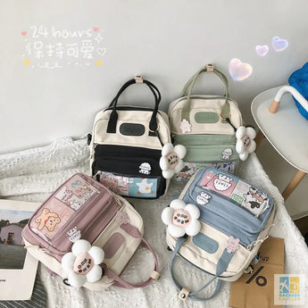 Fashion Kawaii Backpack Laptop Rucksack Student School Bags Backpack Teenger Bookbag Female Mochila Bagpack Shoulder