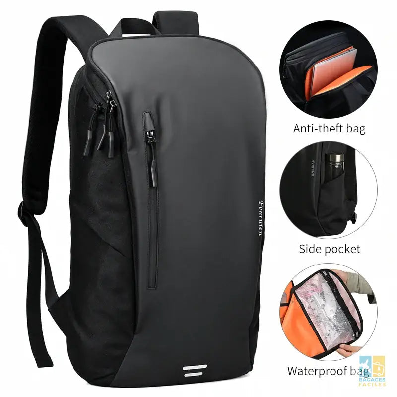 Fenruien Men Backpack Multifunctional Waterproof 15.6 Inch Laptop Backpacks Fashion Outdoor Sport School Travel Bag