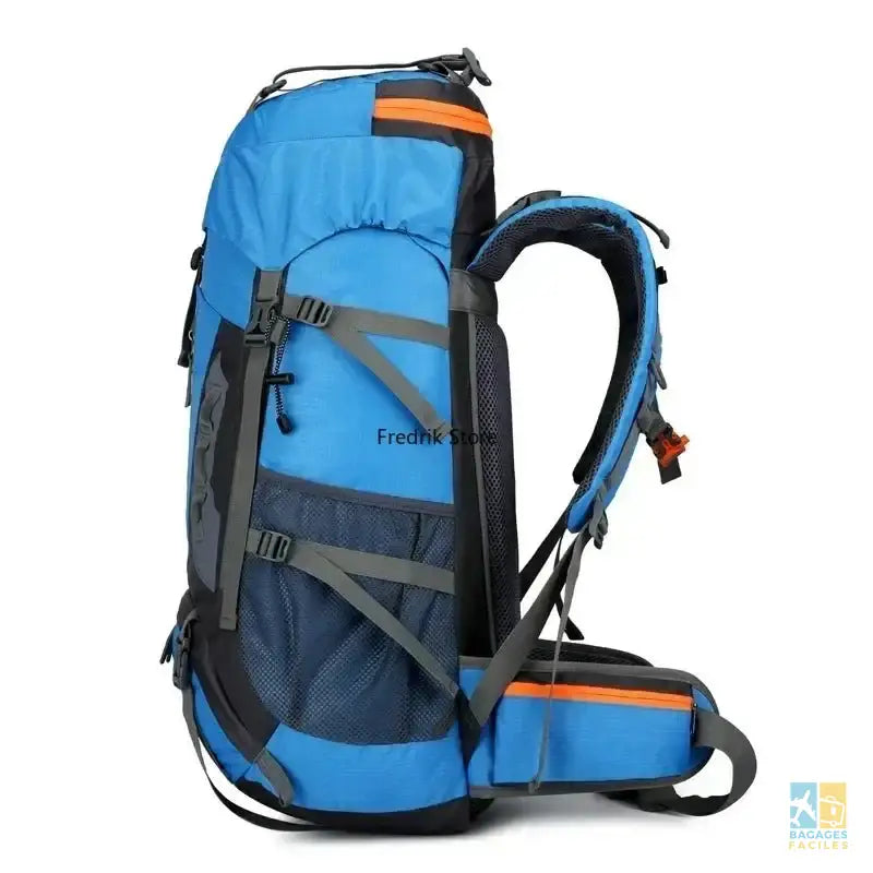 Grand sac à dos de camping, randonnée 65L, unisexe, imperméable - Bagages Faciles