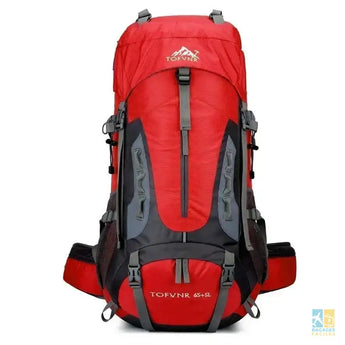 Grand sac à dos de camping, randonnée 65L, unisexe, imperméable - Bagages Faciles