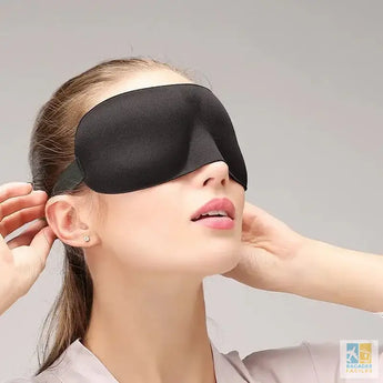 Masque Anti - Lumière 3D Léger et Confortable pour Sommeil - Bagages Faciles