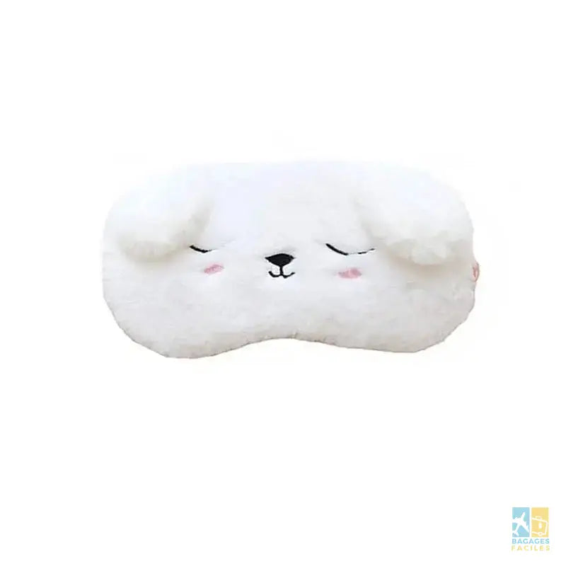 Masque de Sommeil en Plush 20x9,5 cm - Écologique et Cute - Bagages Faciles