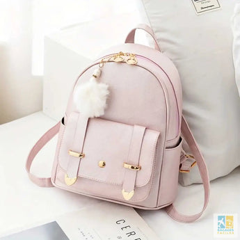 Mini Backpack PU Leather 23x17.5cm - Léger et Pratique - Bagages Faciles