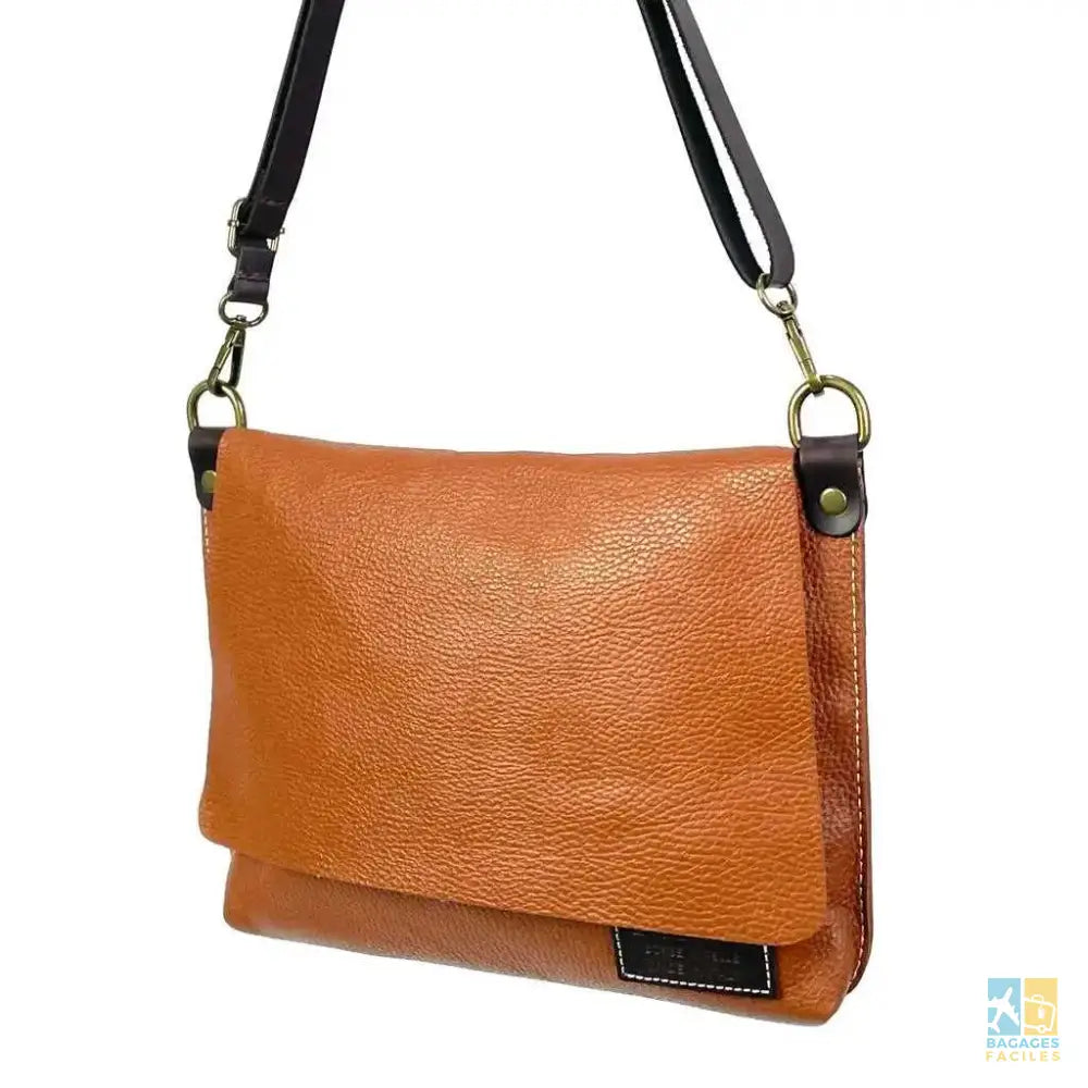 Sac à bandoulière en cuir tressé pour femme - élégant et pratique