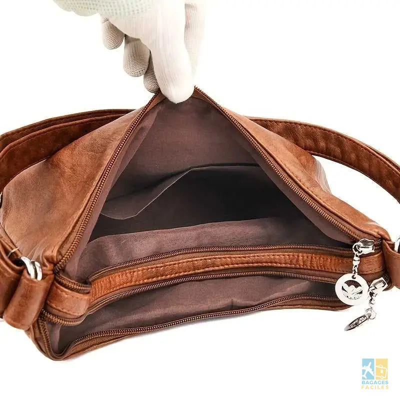 Sac à bandoulière vintage 80ml - léger et pratique 23x17.5cm