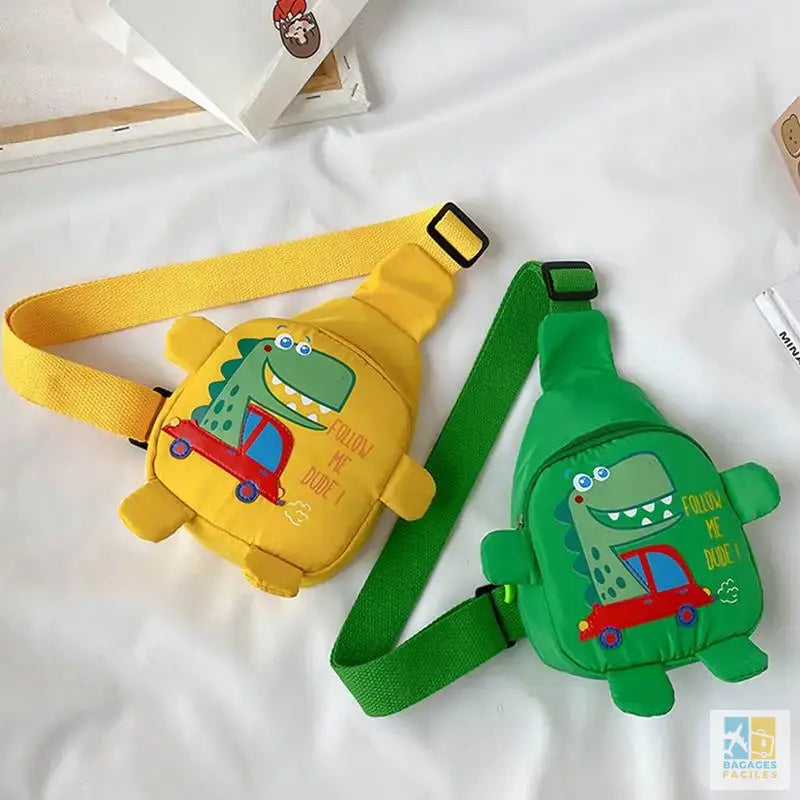 Sac à dos bandoulière enfant dinosaure - léger robuste pratique