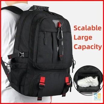 Sac à dos de voyage homme 50-80L - Léger, robuste, pratique 30x22x53 cm - Bagages Faciles