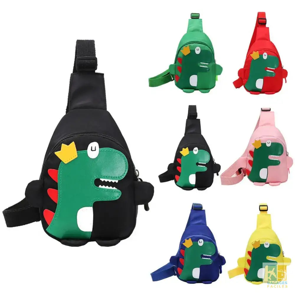 Sac à dos dinosaure enfant léger et pratique 17x13x6 cm