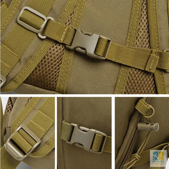 Sac à dos Dull étanche pour homme, sacs de voyage en plein air, petits sacs à dos de camping, pêche, chasse, vert armée, 25l - Bagages Faciles