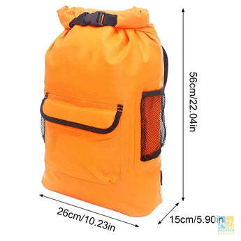 Sac à Dos Étanche 16L 26x15x56cm Léger et Pratique pour Randonnée