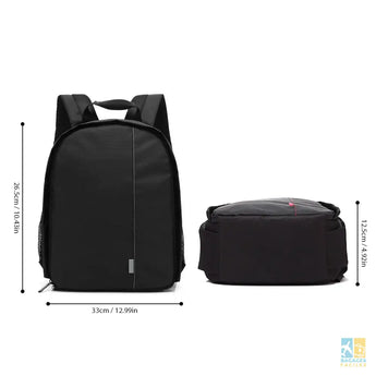 Sac à dos pour caméra DSLR 33 x 26,5 x 12,5 cm résistant