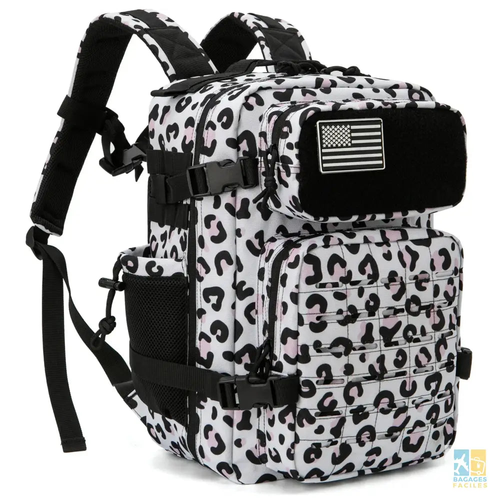 Sac à dos tactique 25L pour hommes - 40x25x25 cm polyester