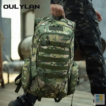 Sac à Dos Tactique Camouflage 55L – Grande Capacité et Multifonction