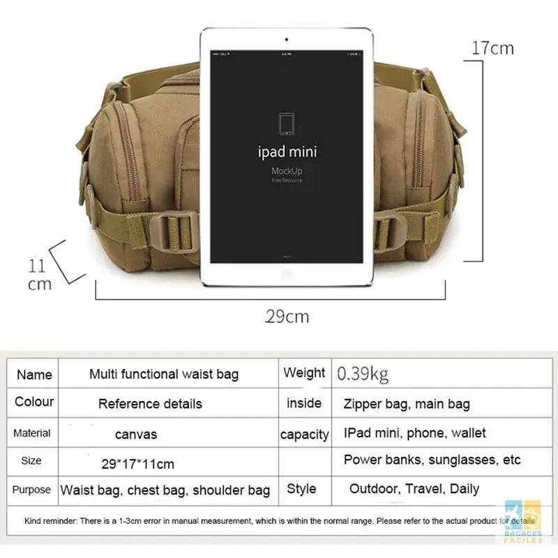 Sac à Dos Tactique Unisexe - Léger et Pratique