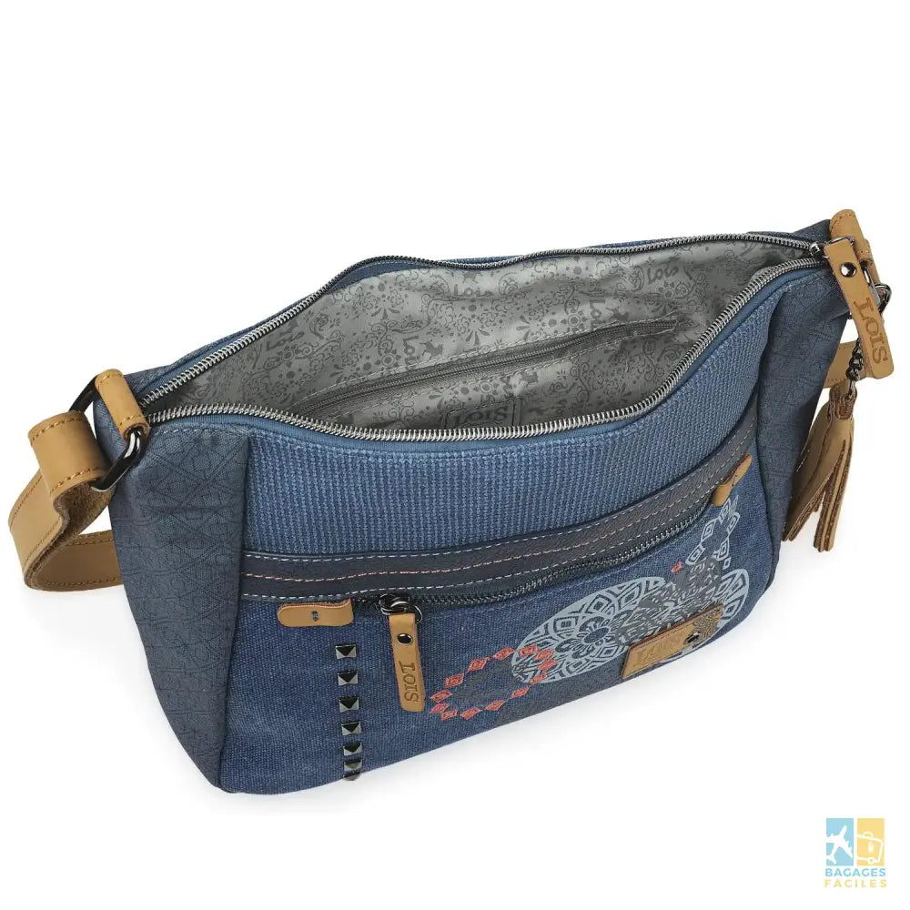 Sac à épaule pour femmes Lois - Pratique et robuste - Blue