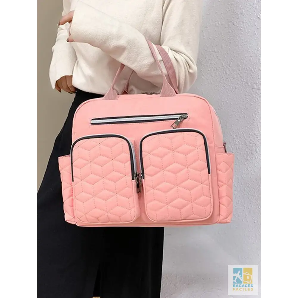 Sac à langer léger 33x28x13 cm robuste et pratique pour maman