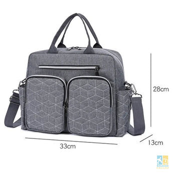 Sac à langer léger 33x28x13 cm robuste et pratique pour maman