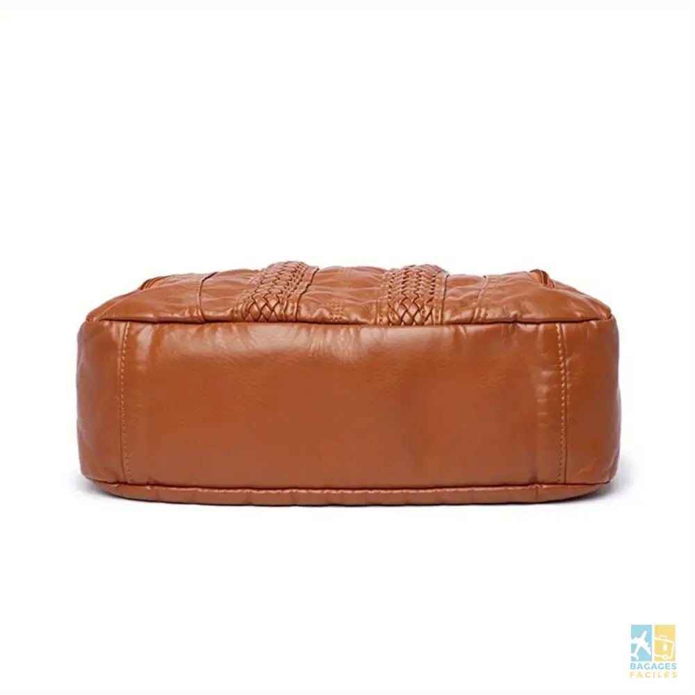 Sac à main en PU cuir 80ml ultra-pratique et léger 23x17,5cm