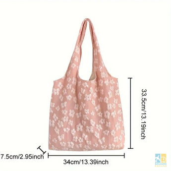 Sac à main fleuri 23x17.5 cm - Léger élégant et pratique