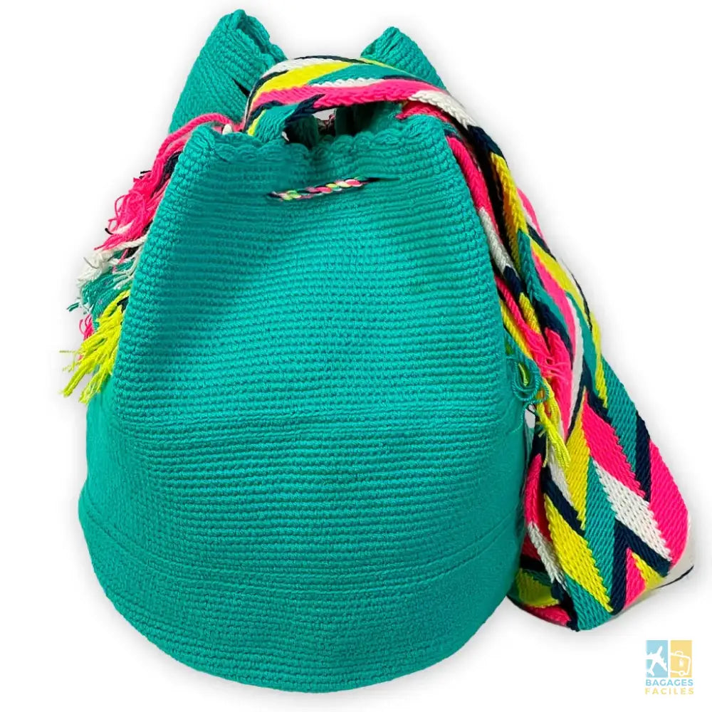 Sac à main Wayuu 100% coton léger et pratique 19.5x23x29.5 cm