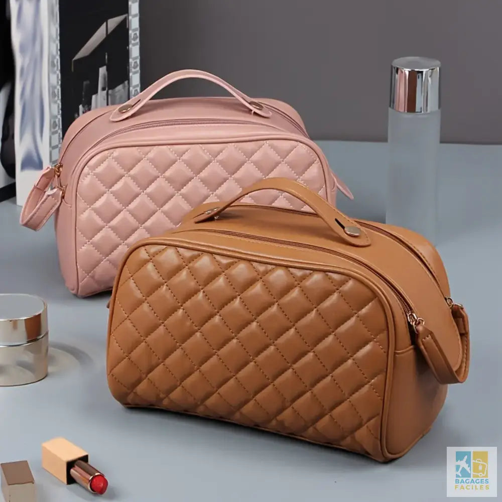 Sac cosmétique de voyage luxe grand capacité étanche pratique