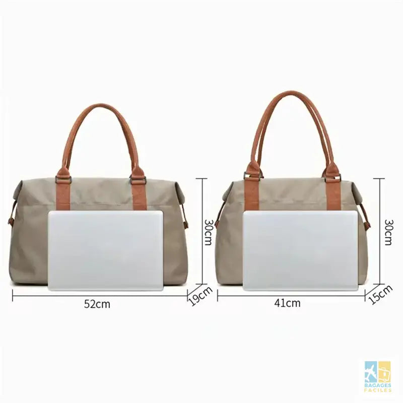 Sac de Voyage Multifonctionnel Femme - Grand Format 52x30x19 cm