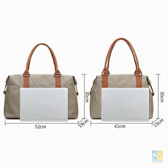 Sac de Voyage Multifonctionnel Femme - Grand Format 52x30x19 cm