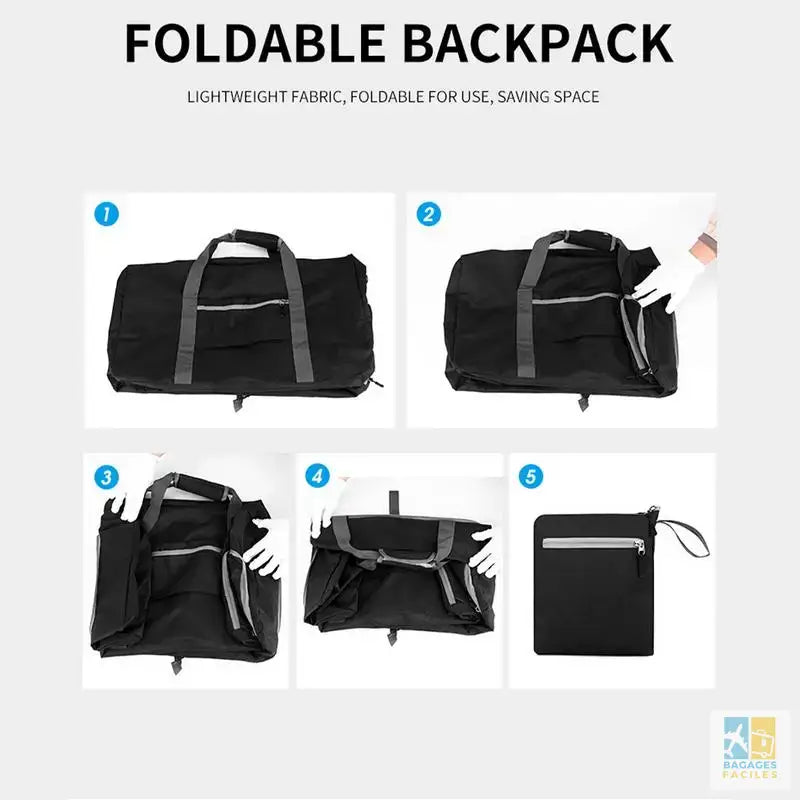 Sac de Voyage Pliable LIILAI MIC 63x35x29cm Léger et Robuste