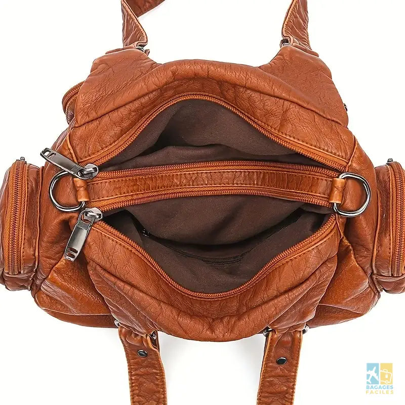 Sac Hobo Vintage 23x17.5cm léger et pratique pour femme