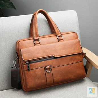 Sac Homme en PU Cuir élégant et pratique pour bureau et voyage