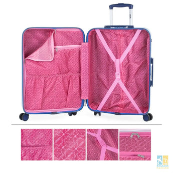 Set 2 valises cabine/soute rigides en polycarbonate TSA - Bagages Faciles