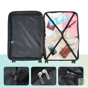 Set de Valises Cabine et Soute Compatibles Compagnies Aériennes - Bagages Faciles