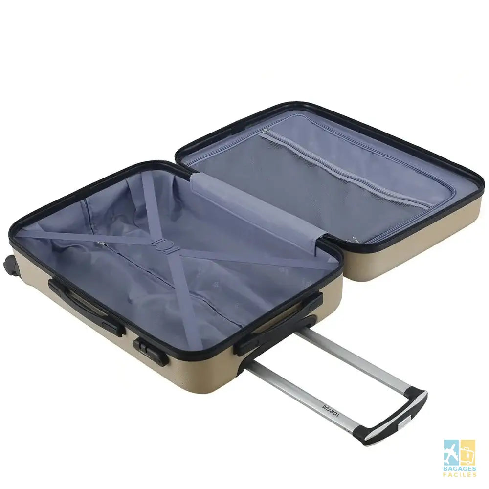 Set de Valises Cabine et Soute Roulettes 3 Pièces ABS - Bagages Faciles