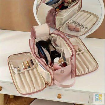 Trousse de maquillage waterproof grande capacité et pratique