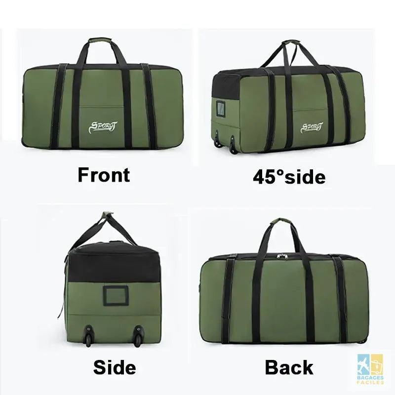 Unisex Wheeled Travel Bag Universal Foldable Luggage Bags with Wheels Large Capacity Waterproof Luggage Storage Carrier